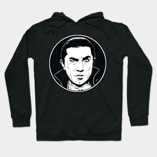 DRACULA (1931) (Circle Black and White) Hoodie